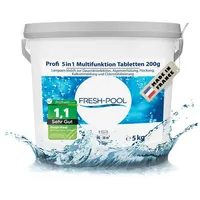 fresh-pool Profi 5in1 Multifunktion Tabletten 200g 5 kg