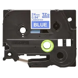 Brother TZe-555 24mm weiß auf blau