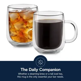 De'Longhi Doppelwandige Thermogläser 0,5 l 2er Set