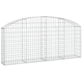 vidaXL Gabione mit Hochbogen 200 x 30 x 80 cm