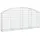 vidaXL Gabione mit Hochbogen 200 x 30 x 80 cm