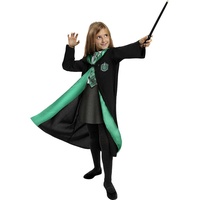 Funidelia | Harry Potter Slytherin Kostüm 100% OFFIZIELLE für Jungen und Mädchen Größe 7-9 Jahre Hogwarts, Zauberer, Film und Serien - Farben: Bunt, Zubehör für Kostüm