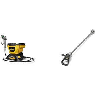 WAGNER Airless Farbsprühsystem Control 150 M für Wandfarben + Control Pro HEA Düsenverlängerung - Hohe Wände und Böden, 30 cm, Grau