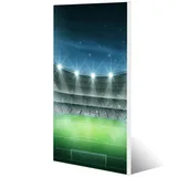 banjado Magnettafel 37x78cm Magnetwand Weiß Aus Metall Magnetpinnwand Pinnwand Inkl. 4 Magnete Motiv Arena