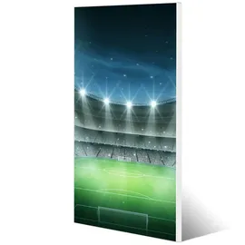 banjado Magnettafel 37x78cm Magnetwand Weiß Aus Metall Magnetpinnwand Pinnwand Inkl. 4 Magnete Motiv Arena