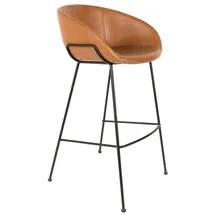 ZUIVER Barhocker Feston 76 cm Braun