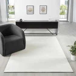 Teppich SEHRAZAT "Ada", beige (creme), B:160cm H:8mm L:230cm, Kunstfaser, Teppiche, Sanfte Farben,modernes Design,langlebig,Eleganz trifft Komfort
