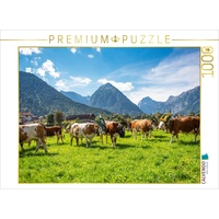 Calvendo Puzzle Almabtrieb in Pertisau 1000 Teile Puzzle quer