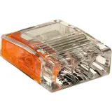 SLS Elektro ViD Verbindungsdosenklemme 3 x 0,5 mm2 bis 2,5 mm2 Orange 100 Stück