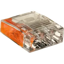 SLS Elektro ViD Verbindungsdosenklemme 3 x 0,5 mm2 bis 2,5 mm2 Orange 100 Stück