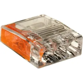 SLS Elektro ViD Verbindungsdosenklemme 3 x 0,5 mm2 bis 2,5 mm2 Orange 100 Stück