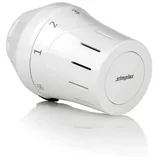 Simplex Design-Thermostatkopf TC-E1 M30x1,5 mit Nullstellung, Weiß F35330