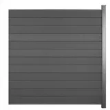 KOVALEX Steckzaun Erweiterungmodul inkl. 1 Pfosten Anthrazit Mattiert