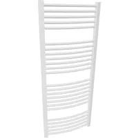Buderus Badheizkörper 1820 x 495 mm 859 W Verkehrsweiß Mittelventil