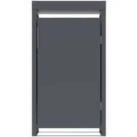 DEGAMO Mülltonnenbox ULM 68 x 80 x 124 cm anthrazit