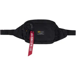 Gürteltasche ALPHA INDUSTRIES "Alpha Industries Accessoires - Bags Crew Waist Bag", schwarz, Obermaterial: 100% Nylon, Futter: 100% Nylon, Taschen