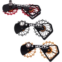 KCNC Jockey Wheel System SUS für Shimano 10S/11S 14+16 Zähne schwarz