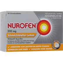 RECKITT Nurofen 200 mg Schmelztabletten Lemon 24 St.