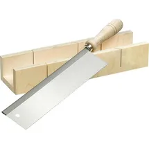 KWB Schneidlade inkl. Feinsäge 250 mm, f. Winkel-Schnitte in Holz-Leisten u. Ä.