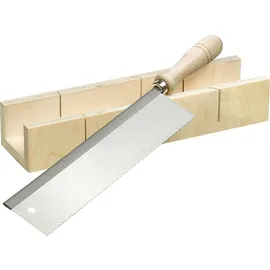KWB Schneidlade inkl. Feinsäge 250 mm, f. Winkel-Schnitte in Holz-Leisten u. Ä.