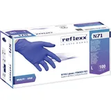 Reflexx N71/L Puderfrei Nitrilhandschuhe – g. 4.2 (M)