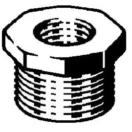 Viega Reduzierstück 3241 mit Mehrkant in R2 x 1/2" IG