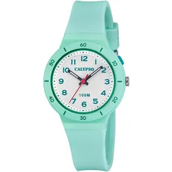 Quarzuhr CALYPSO WATCHES "Sweet Time", grün (hellgrün), Armbanduhren, Kinder, Armbanduhr, Kinderuhr, Mädchen, analog