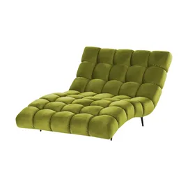 Switch Relaxliege Delphi Velours 120 x 84 x 168 cm Grün