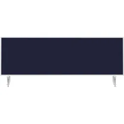 Magnetoplan Tischtrennwand VarioPin - 160x50cm - doppelseitig - 1 Seite Whiteboard-Oberfläche - 1 Seite Filz-Oberfläche