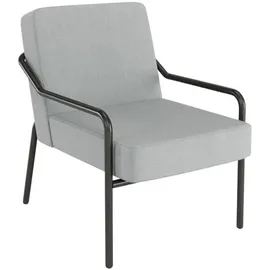 medso powered by paperflow Sessel MEDSO M Stoff 58,0 x 74,3 x 73,6 cm Grau/Schwarz