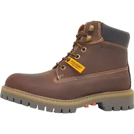 Dockers by Gerli Damen Combat Boots, Frauen Stiefeletten,warm gefüttert,uebergangsschuhe,uebergangsstiefel,schnürstiefel,Desert,42 EU - 42