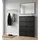 VCM Pisa 51 x 136 x 16 cm 8 Klappen schwarz