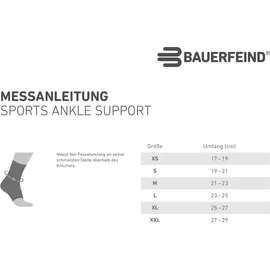 Bauerfeind Sports Ankle Support links schwarz