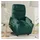 vidaXL Relaxsessel mit Aufstehhilfe Polyester 146 x 78 x 0 cm Dunkelgrün