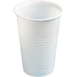 2000 Trinkbecher Plastikbecher Ausschankbecher 0,3l 300ml weiß PP recycelbar