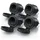 Bearware Funksteckdose 4 St. Schwarz