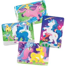 Sticky Mosaics Glitzer Einhorn Mosaik