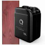 Q-COVER holzimprägnierung Sakura 10 L 2 in 1 holzschutz farbimprägnierung imprägniermittel holzschutzmittel imprägnierung abperleffekt alle holzarten holzgrundierung
