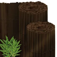 Sol Royal Dunkelbrauner Split Bambus Sichtschutz 160x600 cm – Sichtschutz Bambus Zaun Bambusmatte Gartensichtschutz Balkon Sichtschutzzaun – Natursichtschutz Witterungsbeständig B55