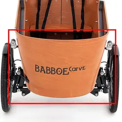 Babboe Paneel Vorderseite Babboe | Carve, Holz, Beleuchtung auf der Seite