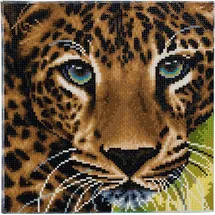 Craft Buddy Ltd. Leopard Crystal Art Kit 30x30 cm