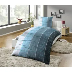 Bettwäsche »Bedruckte Poly-Cotton Bettwäsche "Ocean"«, Pflegeleicht, 14227067-0 bunt 1 St.