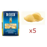 Pasta DE CECCO CONCHIGLIE RIGATE Teigwaren aus Hartweizengriess 5 Stück 500 gr