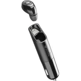Cellular Line cellularline - CAR Headset MINI - Bluetooth®-Headset mit Ladestation - Spielzeit insgesamt 3 Stunden - Schwarz