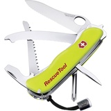 Victorinox Schweizer Taschenmesser Rescue Tool, Swiss Army Knife, 14 Funktionen, Frontscheibensäge, Scheibenzertrümmerer