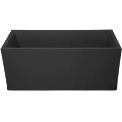 Pflanzkübel Basalt 100 Blumentopf doppelwandig anthrazit