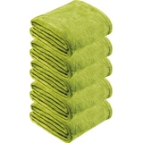 Wohndecke Fleece Wohndecke 5er-Pack "Amarillo", REDBEST, Fleece Uni grün 150 cm x 200 cm