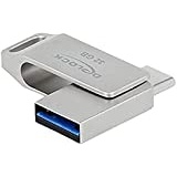 Delock 54074 USB 3.2 Gen 1 USB-CTM + Typ-A Speicherstick 32 GB - Metallgehäuse