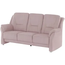 meinSofa Couch Mikrofaser 3-Sitzer Rosa/Pink