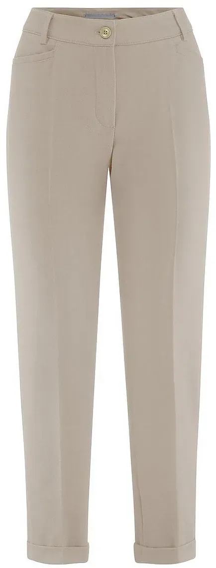Knöchellange Slim Fit-Hose Raffaello Rossi beige, 42
